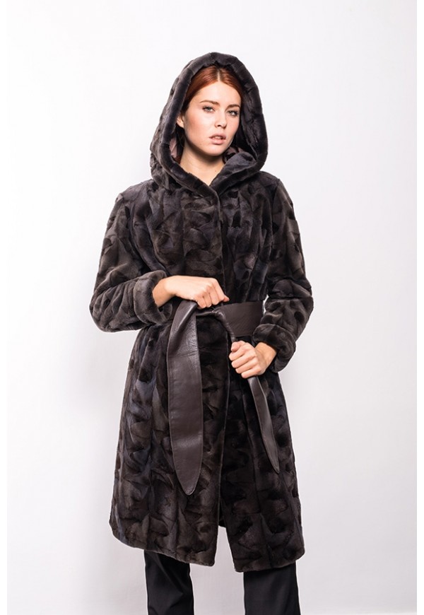 Cappotto di Z. Visone Rasato