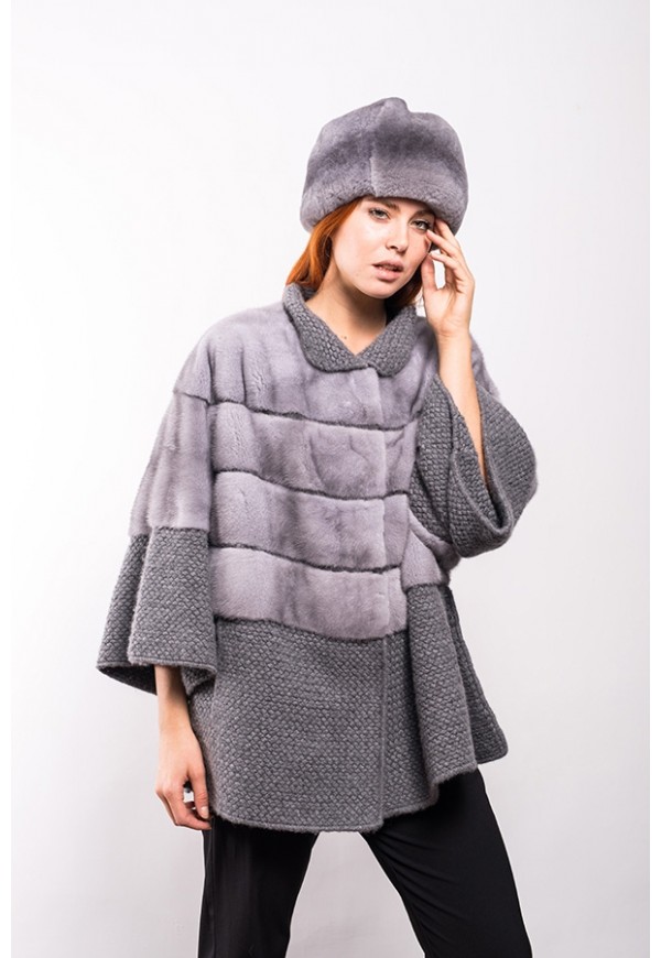 Giacca di Visone e Cashmere